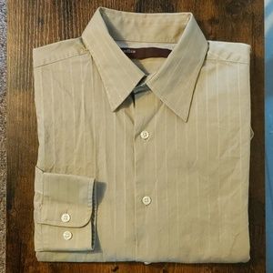 Tan medium dress shirt